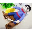STOCK Pet Cat Dog Funny Cowboy Rider Coat Clothes Clothing Costume Cosplay Dress