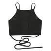 Sexy Womens Bandage Crop Tops Ladies Sleeveless Fitted Tank Tee Blouses Shirts