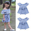 Newborn Infant Baby Girl Floral Off Shoulder Party Pageant Prom Dress Clothes
