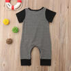 Newborn Baby Girl Boy Short Sleeve Romper Jumpsuit Bodysuit One-pieces Clothes