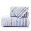 Jingdong Supermarket Grace Grace towel home textile cotton bar soft water absorbent towel three sets of towels 1 towel 2 red