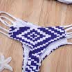 Nuevo Bikini para mujer Conjunto Traje de baño Traje de baño Triángulo Sujetador con relleno Traje de baño
