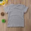 New Kids Baby Girl Boy Short Sleeve Tops T-shirt Blouse Tee Clothes Summer 1-6Y