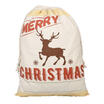 Christmas Gift Candy Bags Canvas Santa Drawstring Sack Party Favors Xmas Décor