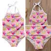 Toddler Kids Baby Girl expression Romper Straps Swimsuit Jumpsuit Clothes Outfit
