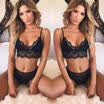 UK Women Sexy-Lingerie Babydoll Lace Nightwear Sleepwear Underwear G-string Suit