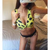 Women Push-up Padded Bra Bandage Bikini Set Swimsuit Triangle Swimwear Bathing
