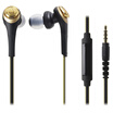 Audio-Technica ATH-CKS550IS Subwoofer Phone In-Ear Headphones Gold