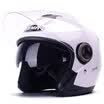 Mustang YEMA 623 motorcycle helmets men&women motorcycle helmets winter double-lens electric car half helmet four seasons yards with black anti fog lenses