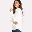 New Womens Ladies Summer Horn Sleeve Shirt Loose Casual Blouse Tops T-Shirt CA