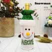 Christmas Wine Bottle Holder Cover Gift Bag Presents Table Xmas Bags