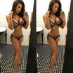 Womens Bandage Bikini Set Push-up Padded Brazilian Triangle Swimsuit Swimwear