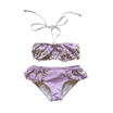 Floral Kids Baby Girl Bikini Suit Swimsuit Swimwear Bathing Swimming Costume lxj