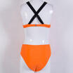 Retro Women High Waist Bikini Push up Bandeau Bandage Brazilian Bikini Swimwear