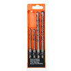 4PCS 5-10mm Hammer Drills Bit Set 2 Pits 2 Slots SDS Round Shank Concrete Brick Tile Wall Drill Bits with Surface Heat Treatment 5 4PCS 5-10mm Hammer Drills Bit Set 2 Pits 2 Slots SDS Round Shank Concrete Brick Tile Wall Drill Bits with Surface Heat Treatment 5