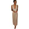 Women Deep V Neck Lace Evening Party Ball Prom Gown Cocktail Wedding Long Dress