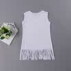 Newborn Baby Kids Girl Dress Flamingo Party Dress Tassels Sundress Clothes 1-6Y