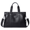 BOSTANTEN BOSTANTEN Business briefcase head of the first layer of leather business men bag fashion shoulder bag leisure Messenger bag tide men&39s handbag B1162073 black
