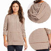 Women Hoodies Long Sleeve Pullover Sweater Floral Jumper Sweatshirt Tops Casual