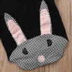 Pretty Toddler Kid Baby Girl Cute Short Sleeve Rabbit Dress Home Clothes Summer
