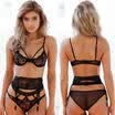 Sexy-Lingerie Nightwear Underwear G-string Babydoll Women Lace Bra Sleepwear Set