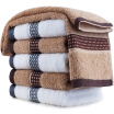 Sanli cotton plaid towel towel 32 × 72cm soft absorbent face wash towel mixed color 6 installed