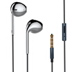 Ling charm gaming headphones in-ear metal wired sports running computer headset music mobile phone headset karaoke bass Apple millet Huawei general black