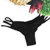 Women Zipper Swimwear Bikini Set Push-Up Padded Bathing Swimsuit Beachwear UK