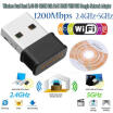 Wireless Dual Band 245G 1200Mbps 80211AC NANO USB Wifi Dongle Network Adapter