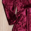 Infant Toddler Baby Girl Velvet Long Sleeve A-line Dress Warm Christmas Outfits
