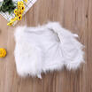 Kids Baby Girl Outerwear Faux Fur Winter Warm Waist Vest Gilet Waistcoat Coat AU