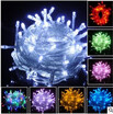 Christmas lights with tails inserted 10 meters 72 lights color Christmas lights LED Christmas tree lights