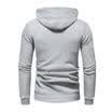 Men Fleece Plain Hoodie Sweatshirt Hooded Pull Over Casual Gym Adult Top