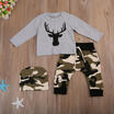 3pcs Toddler Kid Baby Boy Clothes Long Sleeve T shirt Tee Tops Pants Outfits Set