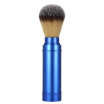 Nylon Hair Shaving Brush Removable Beard Cleaning Brush Portable Facial Cleaning Brush Aluminum Handle