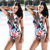 Womens Swimwear One Piece Swimsuit Monokini Push Up Padded Bikini Bathing HOT