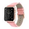 For Apple Watch iWatch 1234 Pink Leather Band Bracelet Strap 38404244mm