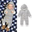 Infant Baby Girls Boys Hoodie Romper Jumpsuit Bodysuit Tracksuit Outfits Pajamas
