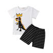 Fashion Toddler Baby Boy Kids Summer Casual T-shirt TopShorts Pants Clothes