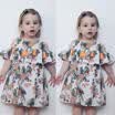 New Baby Girls Summer Dress Toddler Kids Strapless Casual Summer Dresse Clothes
