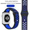 Kebbit Sport Silicone Band for Apple Watch Series 4 3 2 1 38mm 42MM 40mm 44MM Replacement Watch Strap iWatch Band