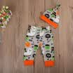 AUStock Infant Baby Boy Girl Halloween Rompers Pants Legging Outfit Clothes 3pcs