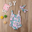 US Newborn Toddler Baby Kids Girl Swimsuit Swimwear Swimming Bikini Beachwear