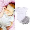 US Stock Toddler Baby Girl Short Sleeve Romper Tops Rufflt Shorts Set Outfit NEW