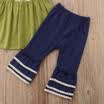 USA Toddler Kids Baby Girl Lace Dress Tops Pants Legging Outfits Clothes Sunsuit