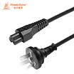 Baoer Xingke Lenovo ASUS Dell HP notebook adapter power cord three holes plum head Mickey mouse tail straight black 2 m MPMD0020