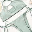 Sexy Women Bikini Set Padded Bra Push-up Swimwear Sunbathed Swimsuit Beachwear