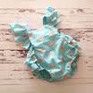 Newborn Baby Girl Clothes Flower Jumpsuit Romper Bodysuit Headband Outfit Set