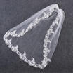 New 1-Layer Elbow Length Rhinestone Edge Wedding Bridal Veil With Comb