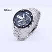 Mens Fashion Luxury Watch Stainless Steel Sport Watch Analog Quartz Wristwatches